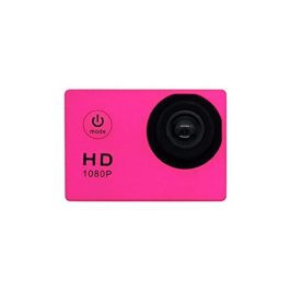 Go Pro 2021 nueva cámara de acción, 12MP HD 1080P 32GB, cámara impermeable subacuática 4k, casco Vedio Sports Pro Cam Mini cámara de video DV (color: rojo, tamaño: mediano)