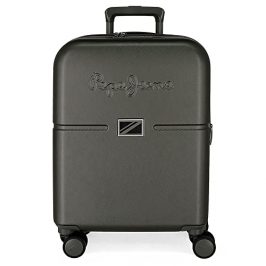 Pepe Jeans Accent Maleta de cabina Negro 40x55x20 cms Rígida ABS Cierre TSA integrado 37L 2,74 kgs 4 Ruedas dobles Equipaje de Mano