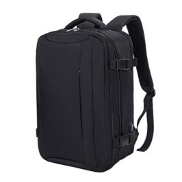 VMIKIV Mochila Viaje Cabina Avion 40x20x25 para Ryanair Bolsa de Viaje Mujer de Ordenador Portátil 14 Pulgadas Maletas de Cabina Hombre 20L Equipaje de Mano con Puerto USB pour Trabajo, Escuelas