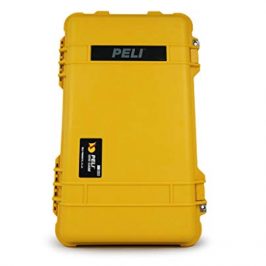 PELI 1510 Maleta trolley para equipaje de mano - estanca y robusta - para equipos fotográficos, IP67 estanca e impermeable al polvo, 27L de capacidad, fabricada en Alemania, sin espuma, color amarillo