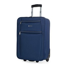 ITACA - Maletas de Viaje - Maleta Cabina 55x40x20 - Maletas de Viaje Cabina Material EVA Superligero - Maleta de Cabina Avion - Maleta de Mano. Maleta Pequeña T71950, Marino