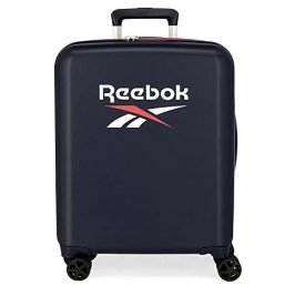 Reebok Roxbury Maleta de cabina Azul 40x55x20 cms Rígida ABS Cierre TSA integrado 38,4L 2 kgs 4 Ruedas dobles Equipaje de Mano
