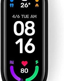 Xiaomi Mi Smart Band 6, 1.56 Pantalla Completa Amoled, 30 Modos de Entrenamiento, Monitor SpO2, Resistente al Agua hasta 50 m, Aplicación Conection Mi Wear y Mi fit