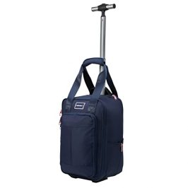 Cabin MAX Narvik 40x20x25 cm 20L Tranvía, Negro y Gris, Lado Suave para Ryanair Equipaje de Mano con Ruedas