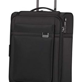 Samsonite Airea - Upright S Expandible, Equipaje de mano, 55 cm, 41/46 L, Negro (Black)