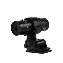 Full HD 1080P 30fps Mini cámara Deportiva DV, IPX-4 Cámara de Video DVR de acción para Casco de Motocicleta y Bicicleta Impermeable, Grabadora de Video para Aventuras al Aire Libre