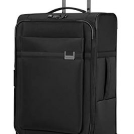 Samsonite Airea - Spinner M Expandible, Maleta, 67 cm - 73.5/81.5 L, Negro (Black)