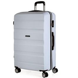 ITACA - Maletas de Viaje Grandes 23 Kilos - Maleta Grande de Viaje Rígida 4 Ruedas - Maletas Grandes de Viaje de ABS Resistente y Ligera T71670, Blanco
