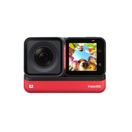Insta360 One RS 4K Edition: cámara de acción 4K a 60fps Resistente al Agua con estabilización FlowState, Fotos de 48MP, HDR Activo, edición con IA
