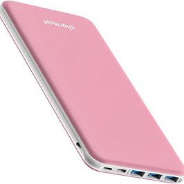 Charmast Bateria Externa 26800mAh Power Bank Carga Rapida Ultra Compacto Bateria Cargador Portatil USB C con 3 Entradas y 4 Salidas Compatible con iPhone Samsung iPad