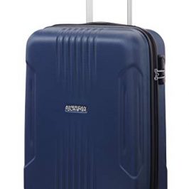 American Tourister Tracklite - Spinner Small Equipaje de Mano, 55 cm, 34 Liters, Azul (Dark Navy)