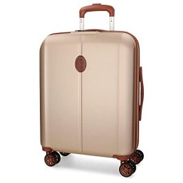 El Potro Ocuri Maleta de cabina Beige 40x55x20 cms Rígida ABS Cierre TSA integrado 37L 2,82 kgs 4 Ruedas dobles Equipaje de Mano