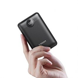 VEGER 20000mAh Batería Externa Power Bank USB C 22.5W, PD 20W QC 3.0 Carga Rápida Cargador Portátil con Pantalla LCD Digital 3 Salidas & 2 Entradas para Smartphones, Tablets & más