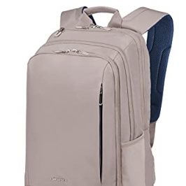 Samsonite Guardit Classy, Mochila para Portátil de 14,1 Pulgadas, 40 cm, 17,5 l, Gris (Gris Piedra)