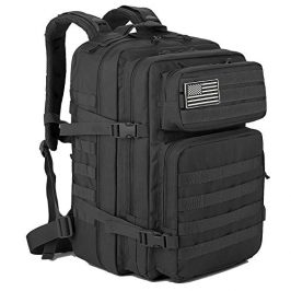 QT&QY Mochilas Militares Tácticas 45L Molle Mochila de Asalto del ejército Bolsa Bug out de 3 días Mochila de Senderismo para Acampar