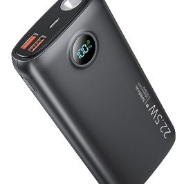 Debopo Power Bank Carga Rápida 20000mAh, 4.5A 22.5W PD3.0 QC4.0 Bateria Externa USB C (Entrada & Salida) Cargador Portatil Compatible con Pantalla LCD y 3 Outputs para Smartphones, Tablets y más