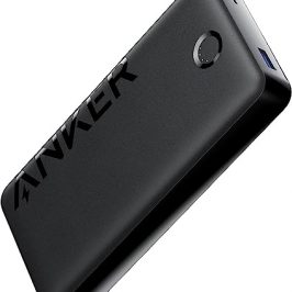 Cargador portátil Anker, Cargador de baterías 325 (PowerCore 20K II), batería de 20 000 mAh con 2 Puertos, Carga de Alta Velocidad de 15 W para el iPhone, Samsung Galaxy y Mucho más