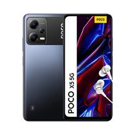 POCO X5 5G - Smartphone de 8+256GB, Pantalla de 6.67” 120Hz FHD+ AMOLED, Snapdragon 695, Camara 48MP AI Triple, 5000mAh, NFC, Negro (Versión ES + 3 años de garantía)