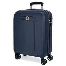 MOVOM Riga, Maleta De Cabina Rígida 55cm Unisex Adulto, Marino, Media