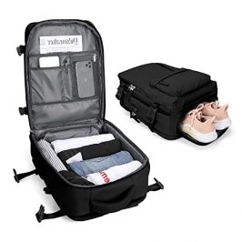 Mochila Viaje 40x20x25 maletas de cabina avion 40x20x30 para EasyJet Equipaje de Mano Bolsa de Senderismo para Wizzair, Ryanair
