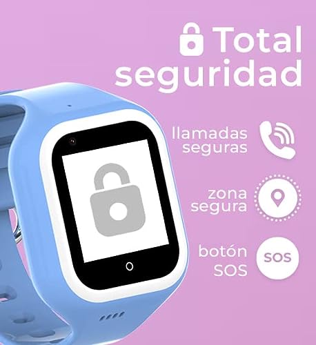 SaveFamily Iconic Plus 4G. Reloj Inteligente niño. Videollamada, Vídeo, Identifica Llamadas, Música, Bluetooth, App Store, Whatsapp. Reloj GPS niños, Cámara, SOS, Waterproof. Smartwatch niños Negro. - Imagen 5