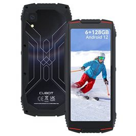 CUBOT King Kong Mini 3 Móvil Resistente- Smartphone Android 12 de 4.5" HD Display, 6GB RAM+128GB ROM, Cámara de 20MP+5MP, Batería de 3000mAh, Negro
