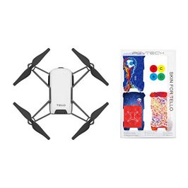 Dron cuadricóptero Tello con cámara HD y VR, alimentado por tecnología DJI y procesador Intel, educación de codificación, accesorios de bricolaje, lanzamiento y vuelo (sin controlador)