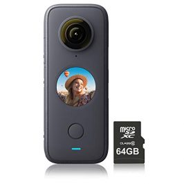 Insta360 One X2 - Cámara de acción de 360 Grados con Tarjeta de Memoria de 64 GB