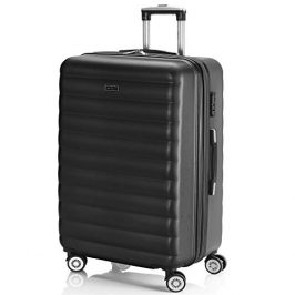 ITACA - Maletas de Viaje Medianas - Maleta Mediana 4 Ruedas - Maletas Medianas de Material ABS Resistentes y Ligeras - Maleta de Viaje 20kg, 65cm - Maleta Viaje Rígida con Candado de Combin, Antracita