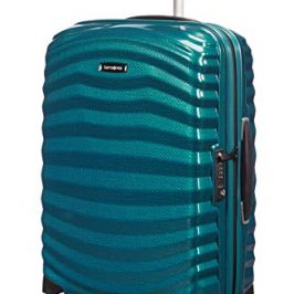 Samsonite Lite-Shock - Spinner S Equipaje de Mano, 55 cm, 36 L, 4 Ruedas, Azul (Petrol Blue)