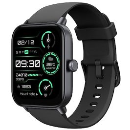 TOOBUR Reloj Inteligente Mujer Hombre con Alexa, 1.8" smartwatch Deportivo con 100 Deportes, Recibir y Contestar Llamadas, Podómetro y pulsómetro, IP68 Impermeable Nadar, Compatible con Android iPhone