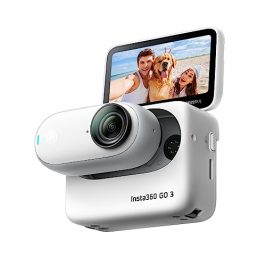 Insta360 GO 3 (64 GB) - Pequeña cámara de acción Ligera, portátil y versátil, POV Manos Libres, se instala en Cualquier Lugar, estabilización, acción Pod Multifuncional, Resistente al Agua