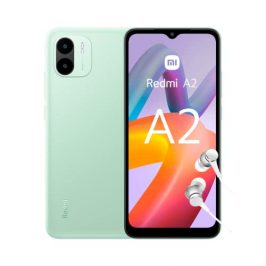 Xiaomi Redmi A2 - Smartphone de 2+32GB, Pantalla full-screen de de 6,52" HD+, MediaTek Helio G36, Cámara dual con IA de 8MP, Batería de 5000 mAh, verde (Versión ES + 3 Años de garantía)