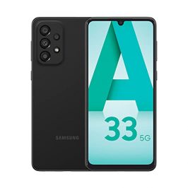 SAMSUNG A336B/DSN Galaxy A33 5G, Dual, Desbloqueado, 128GB 6GB RAM, Awesome Black