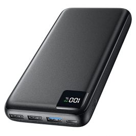 SOARAISE Power Bank Bateria Externa: 27000mAh 22,5W Carga Rapida Cargador Portatil PD USB C Bateria Portatil con 4 Salidas con Pantalla LED con Teléfono Tablet…