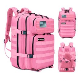 ELITRAINX Mochila 25L Táctica Militar Impermeable para Deporte, Cabina Avión, Gimnasio, Aire Libre, CrossTraining (Rosa)