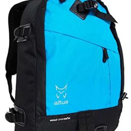 ESQUI MONTAÑA G30 | 27 Litros | Negro/Turquesa | Mochila urbana | Mochila para Colegio | Ordenador Portatil | Viaje | Senderismo | Escolares | Universidad | Adulto | Unisex | Para hombre y mujer