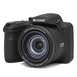Kodak PIXPRO Astro Zoom AZ405-BK 20MP Cámara Digital con Zoom óptico 40X 24mm Gran Angular 1080P Full HD Video y LCD de 3 Pulgadas (Negro)