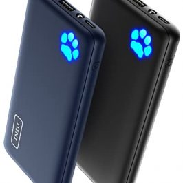 INIU Power Bank, Slimmest 10000mAh Bateria Externa Carga Rapida, 3A USB C Cargador Portatil 3 Puertos Powerbank para iPhone 14 13 12 11 Pro MAX Samsung S22 S21 Xiaomi iPad Tablet Airpods etc.[2Pack]