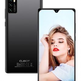 CUBOT P50 Teléfono Móvil Libres Android 11 Smartphone 6GB + 128GB/512GB Expandir 12MP+20MP Cámara 6,2" Pantalla 4200mAh 4G Dual SIM Teléfono Octa-Core/NFC/GPS/OTG/Face ID (Negro)