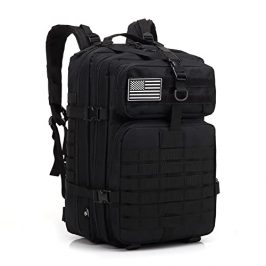 Delgeo Mochila Tácticas Militar, 45L Gran Capacidad Mochila Crossfit, Plegable Impermeable Mochila Supervivencia, Montañismo, Senderismo, Trekking, Acampada, Aventura o Viajes