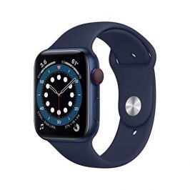 Apple Watch Series 6 44mm (GPS + Celular) - Caja De Aluminio En Azul / Azul Marino Correa Deportiva (Reacondicionado)