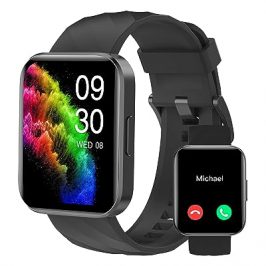 RUIMEN Reloj Inteligente Mujer Hombre con Llamada,1,85" Smartwatch con Pulsómetro,Podómetro,Oxímetro,Monitor Sueño,Esfera de Reloj Personalizada,Impermeable IP68 Pulsera de Actividad para iOS Android