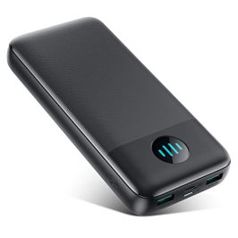 Ekrist Batería Externa 33800mAh Ultra Alta Capacidad Power Bank, PD 3.0 USB C In & out Cargador Portátil, Carga Rápida Tri-Output Batería Portátil para iPhone 14/13 Xiaomi Samsung Huawei Tablet etc.