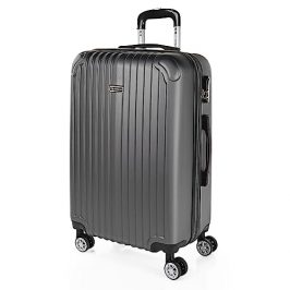 ITACA - Maletas de Viaje Medianas - Maleta Mediana 4 Ruedas - Maletas Medianas de Material ABS Resistentes y Ligeras - Maleta de Viaje 20kg, 65cm - Maleta Viaje Rígida T71560, Antracita