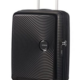 American Tourister Spinner 55/20 Tsa Exp, Accesorio De Viaje Carrito Equipaje Unisex Adulto, Negro (bass Black), S 55cm-41L