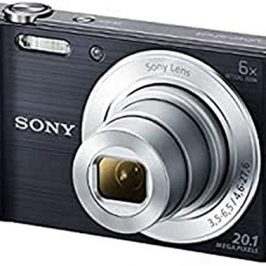 Sony DSC-W810 - Cámara compacta de 20.1 Mp (pantalla de 2.7", zoom óptico 6x, estabilizador digital), negro