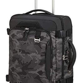 Samsonite Midtown - Bolsa de viaje/ Mochila con 2 ruedas, talla S (55 cm - 43 L), Multicolor (Camo Grey)