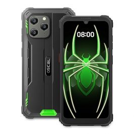OSCAL S70 Pro Movil Resistente,6580mAh 7GB+64GB Teléfono Móvil 2.3 GHz Octa Core Android 12, 6.1''HD+ Cámara de 13MP+5MP 3 Slot Teléfono Todoterreno OTG/GPS/NFC/IP68 y IP69K (Verde)