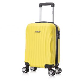 RAYKONG Maleta de Cabina ABS 52x33x20cm 31L - Maletas de Viaje Pequeñas Ligeras 18 Pulgadas